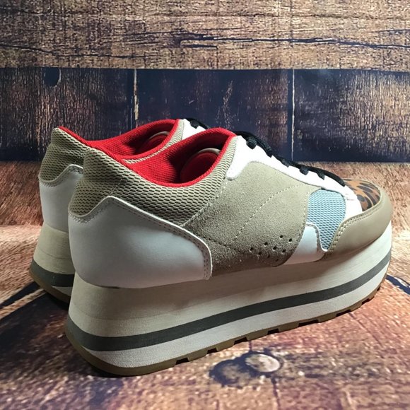 Zara Size EU 37 Multicolor Leopard Print Platform - Picture 9 of 12